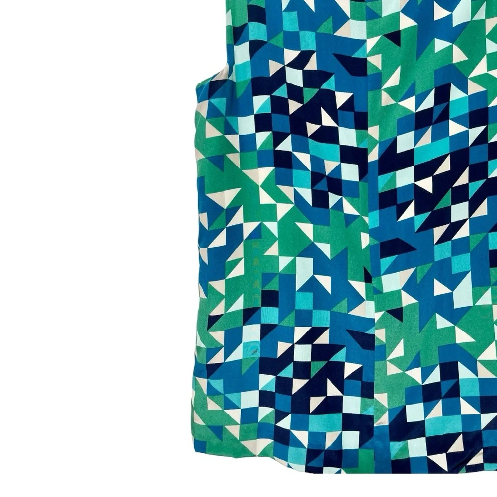 Tory Burch Embellished Silk Sleeveless Blouse‎ Size 4